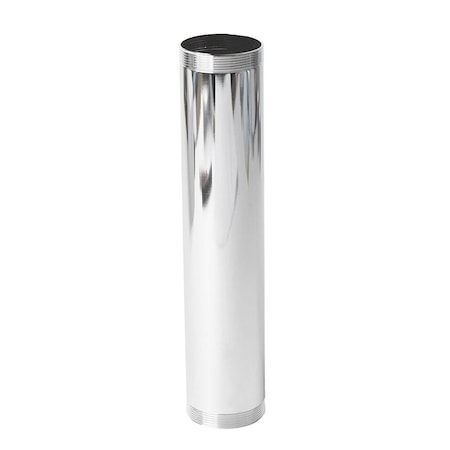 Thrifco Plumbing 22 Gauge 1-1/4 Inch x 6 Inch Chrome Plated Brass Tubular Extens 4401860